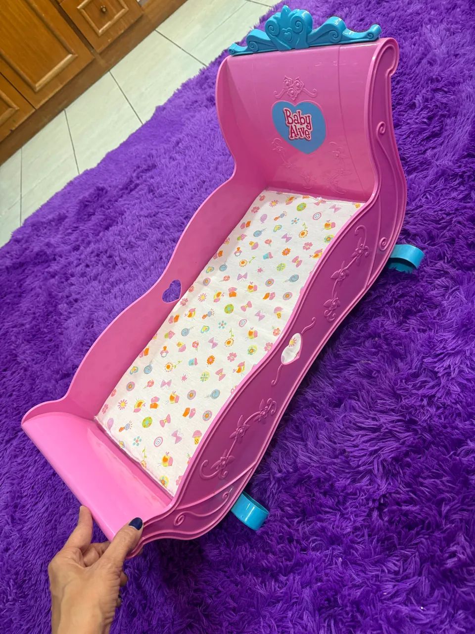 Berço boneca baby alive