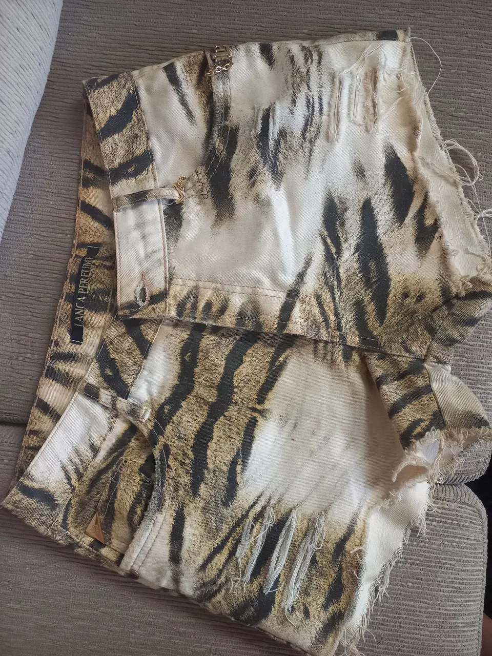 Short Jeans Estampado