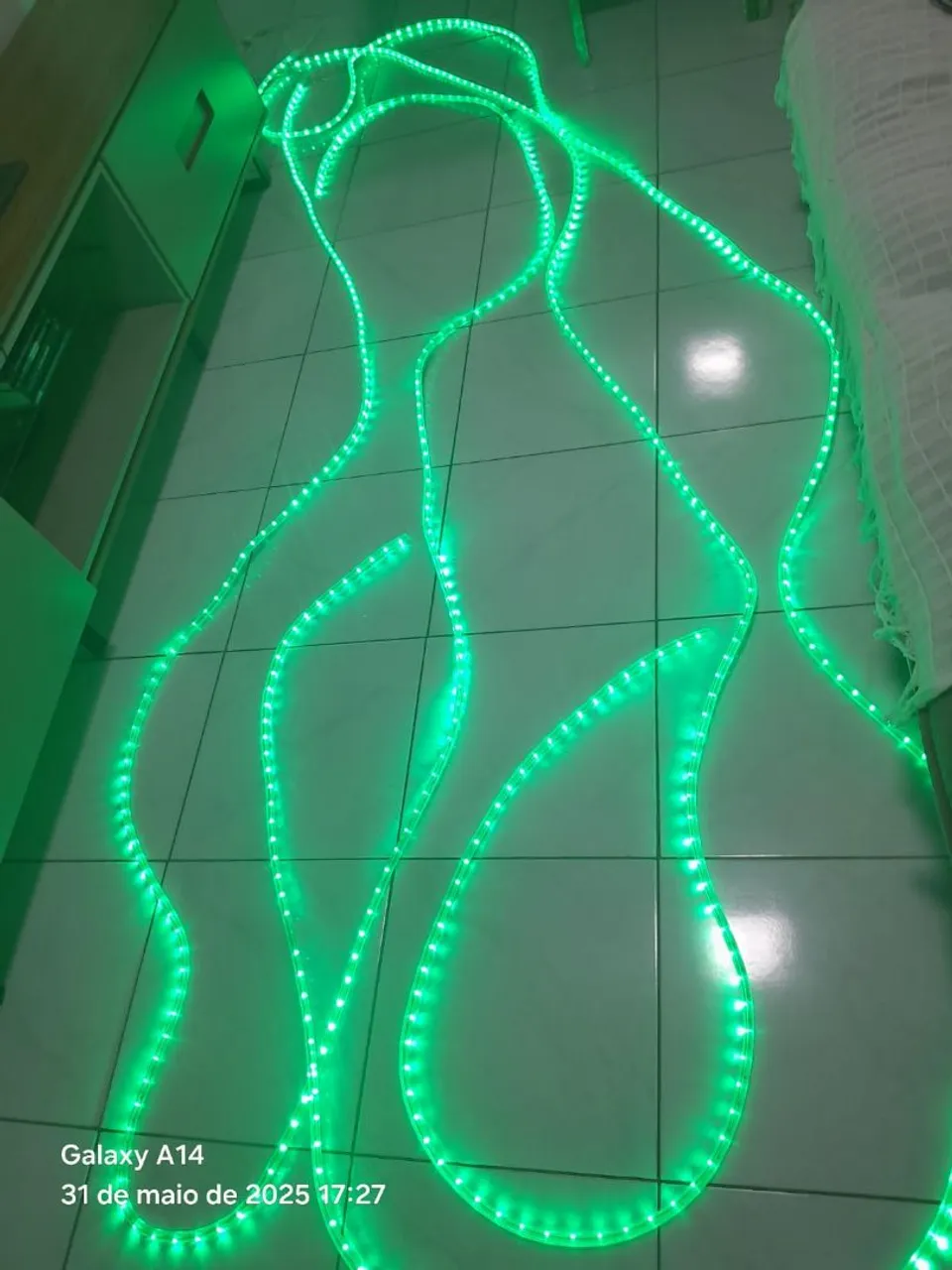 Fita de LED Verde - Decoração e Iluminação