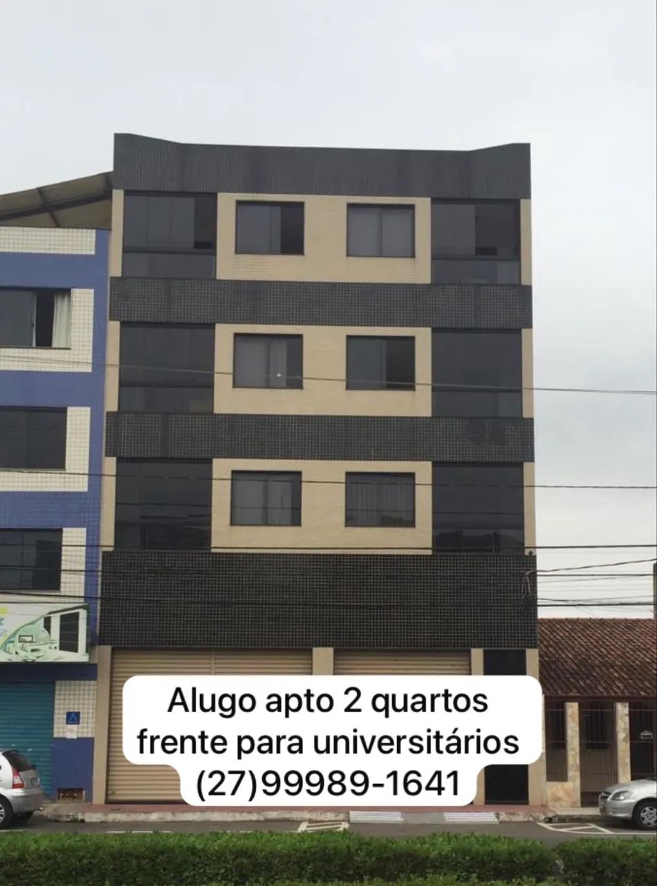Alugo apto 2 quartos frente próximo à Multivix de Goiabeiras para universitários 