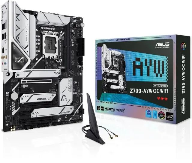 Placa Mãe Asus Z790 AYW Gaming OC WiFi, DDR5, LGA 1700, Bluetooth v5.3, PCIe 4.0