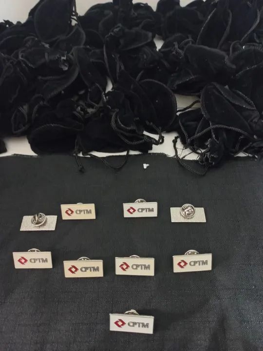 Pins de metal com logo CPTM são 83 peças  - Foto 4