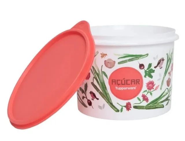 Tupper Caixa Açúcar Floral (1,7 L) Tupperware - Foto 2