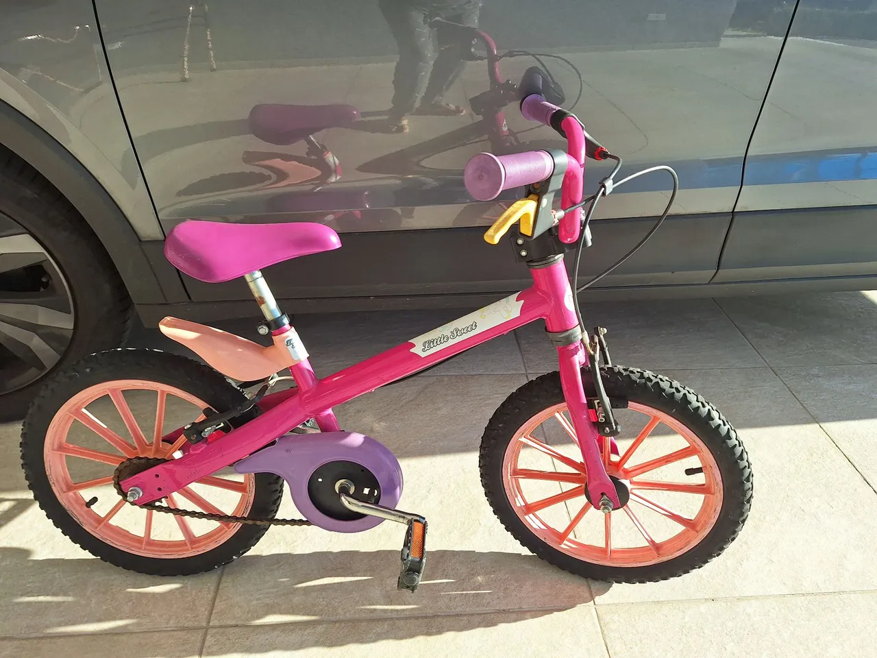 Bicicleta Infantil Rosa - Little Street