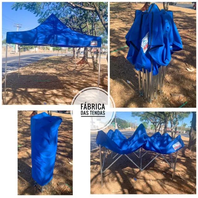 TENDA SANFONADA 3X3 NYLON -NOVA - Foto 2