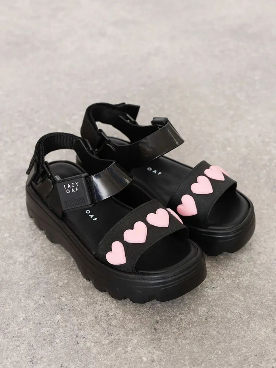 Sandália Melissa Lazy Oaf com Coração