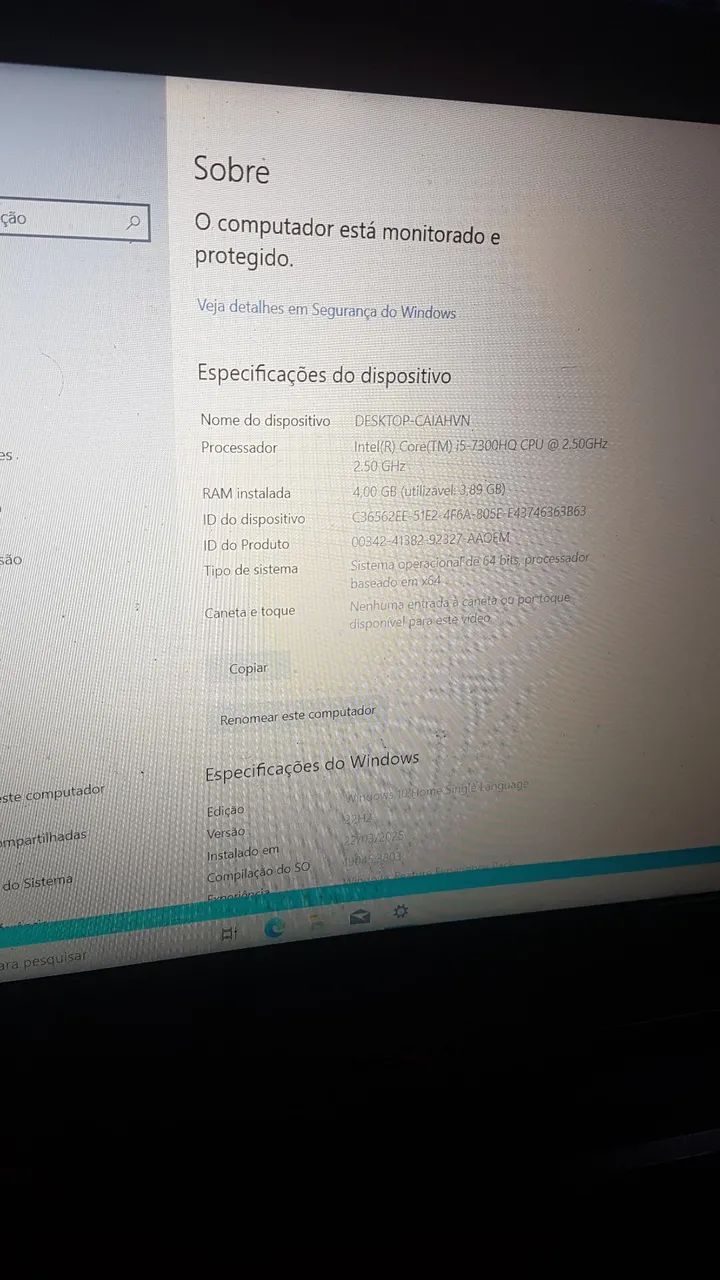 Notebook Acer Processador I5 sétima geração - Foto 4