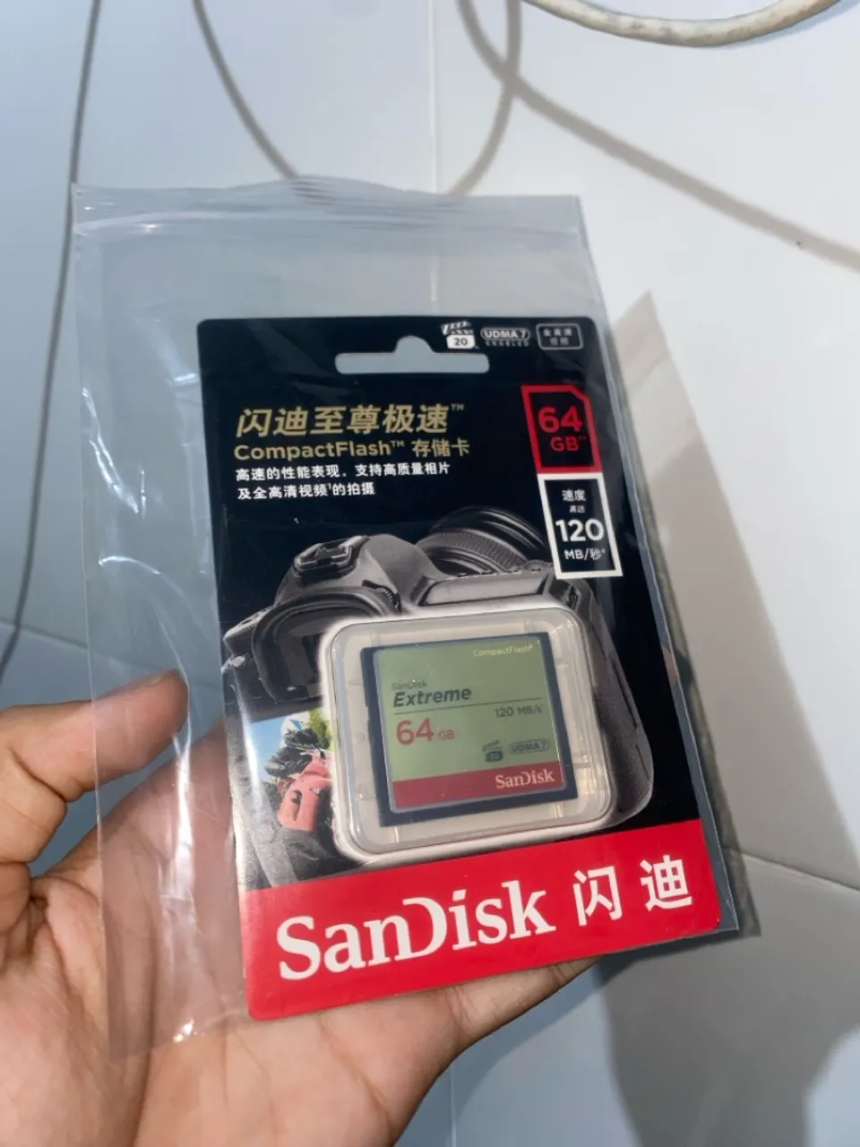 Cartão Compact Flash 64gb San Disk