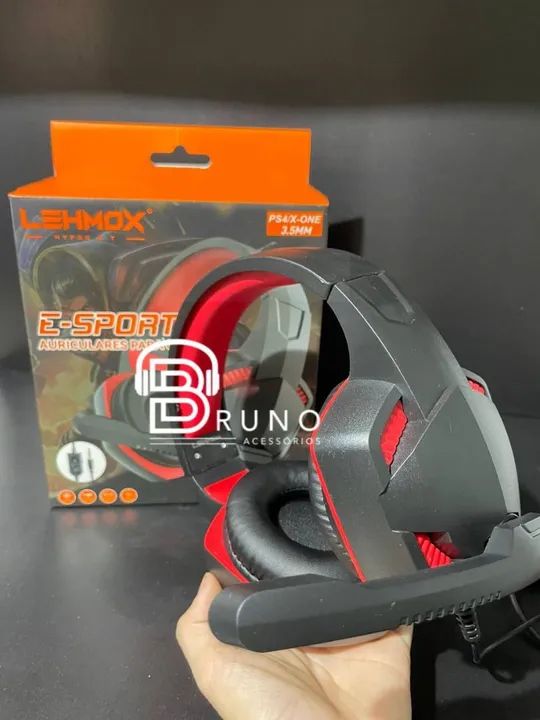Headset Gamer Lehmox E-Sport PS4X-One