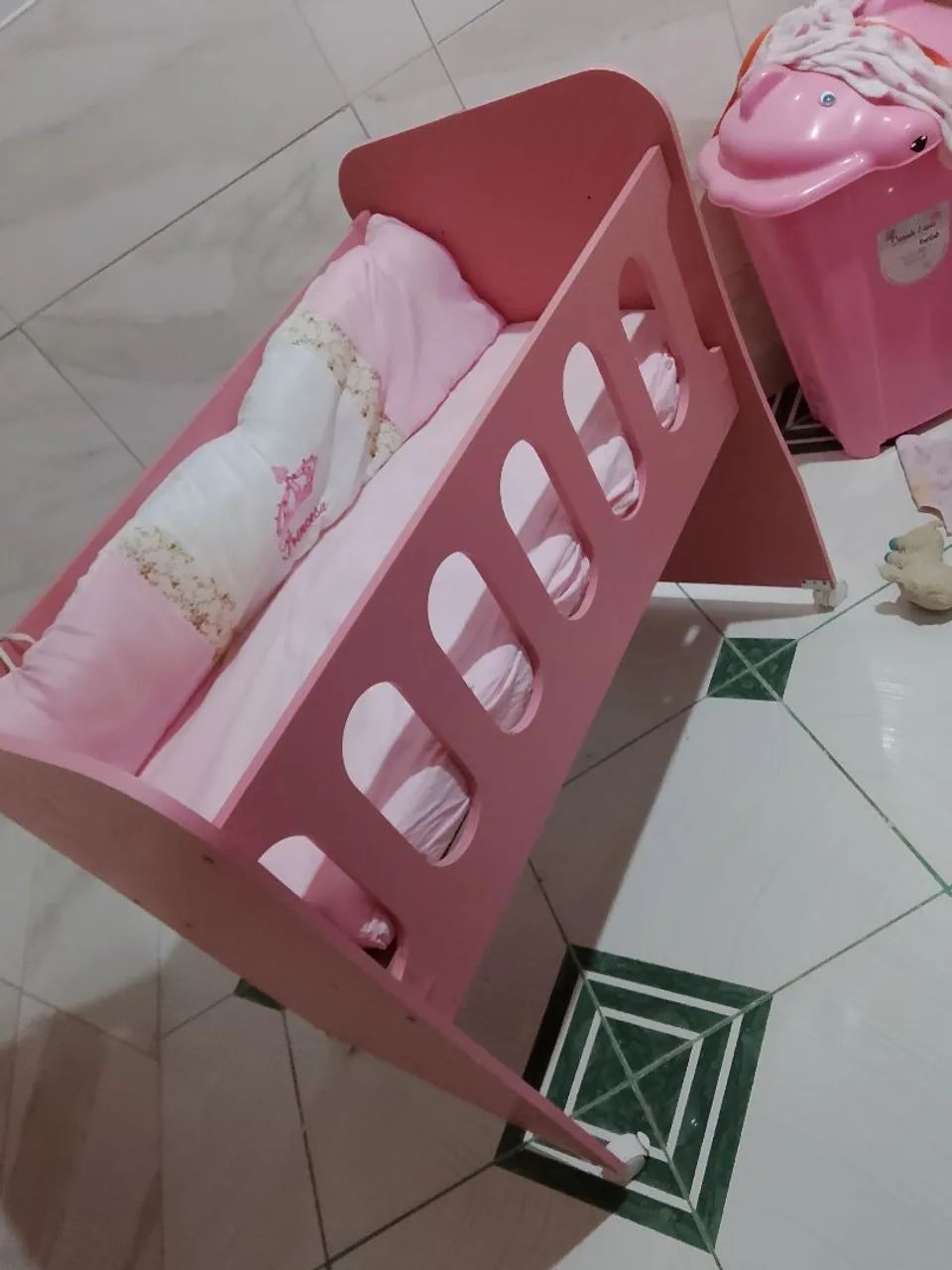 VENDO MINI CAMA, ROSA!! - Foto 4
