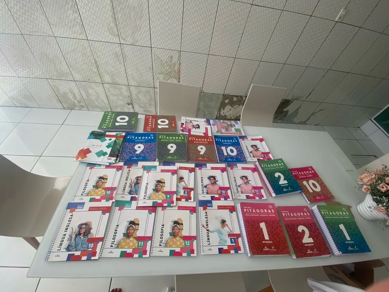 Livros Didáticos Ensino Médio - Pitágoras - Diversas Disciplinas, Livros do 3ºEM - Foto 3