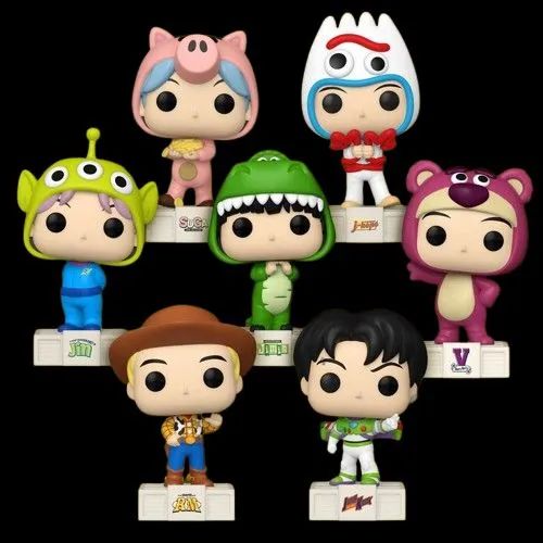 Mini Funkos Pop Personalizaveis- BTS KPOP 
