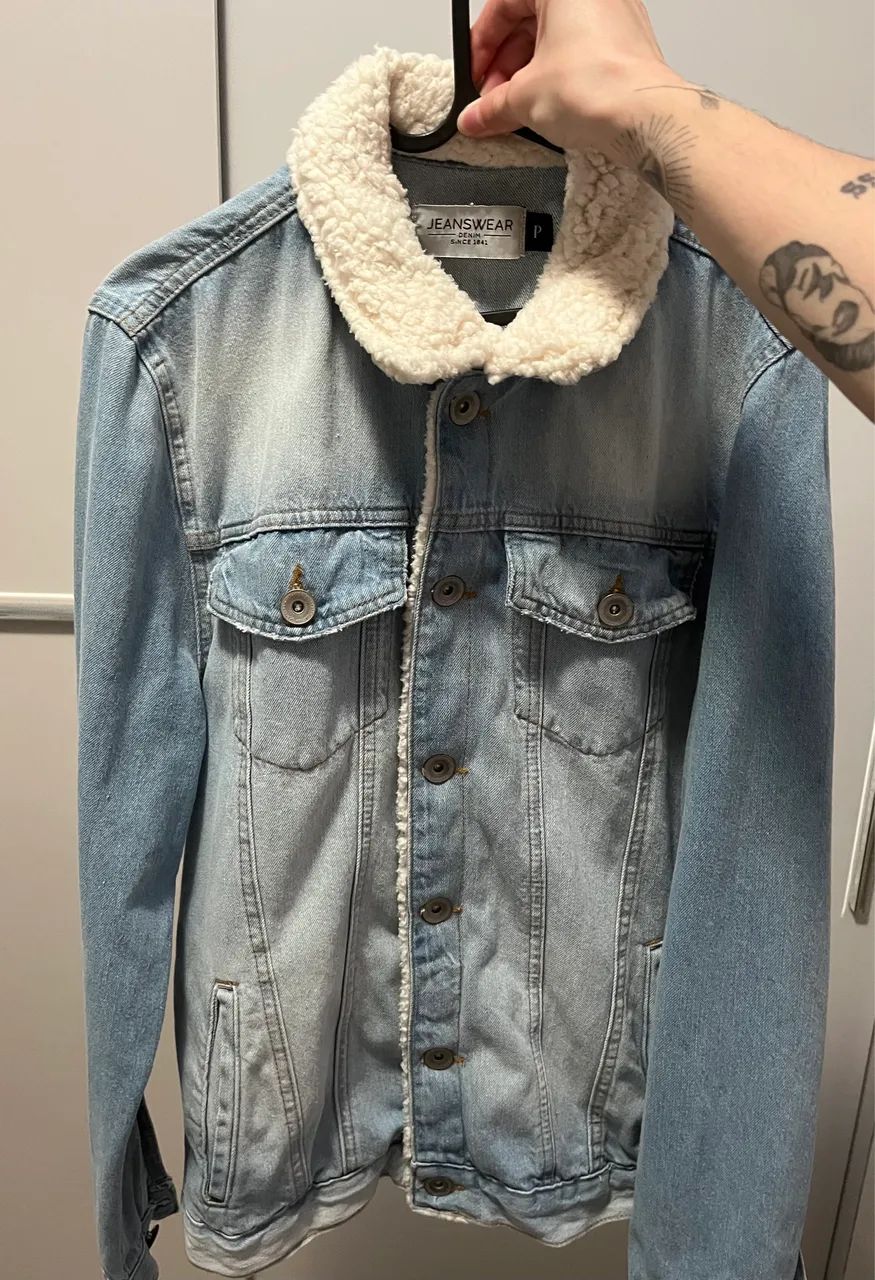 Jaqueta jeans Renner em pelego (P)