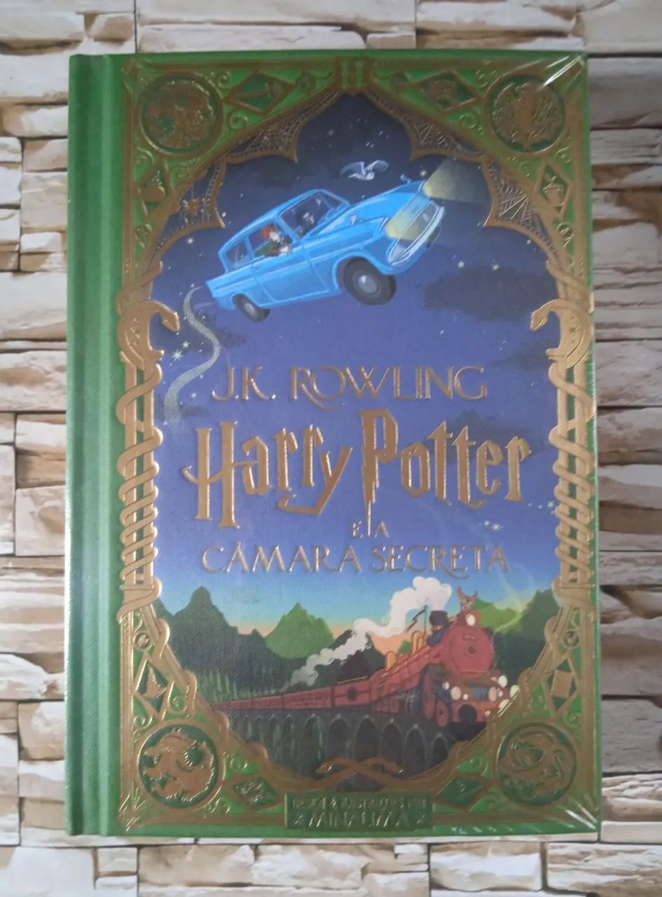 Harry Potter e a Câmara Secreta - Capa dura com Ilustrações por Minalima. Editora Rocco.
