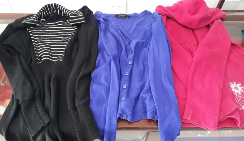 7 Blusas de lã tamanhos P, M e G - Foto 2