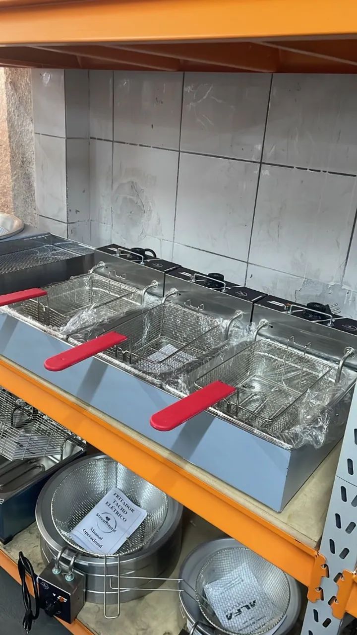 Fritadeira elétrica de bancada 3 cestos 15l (Ester) - Foto 2