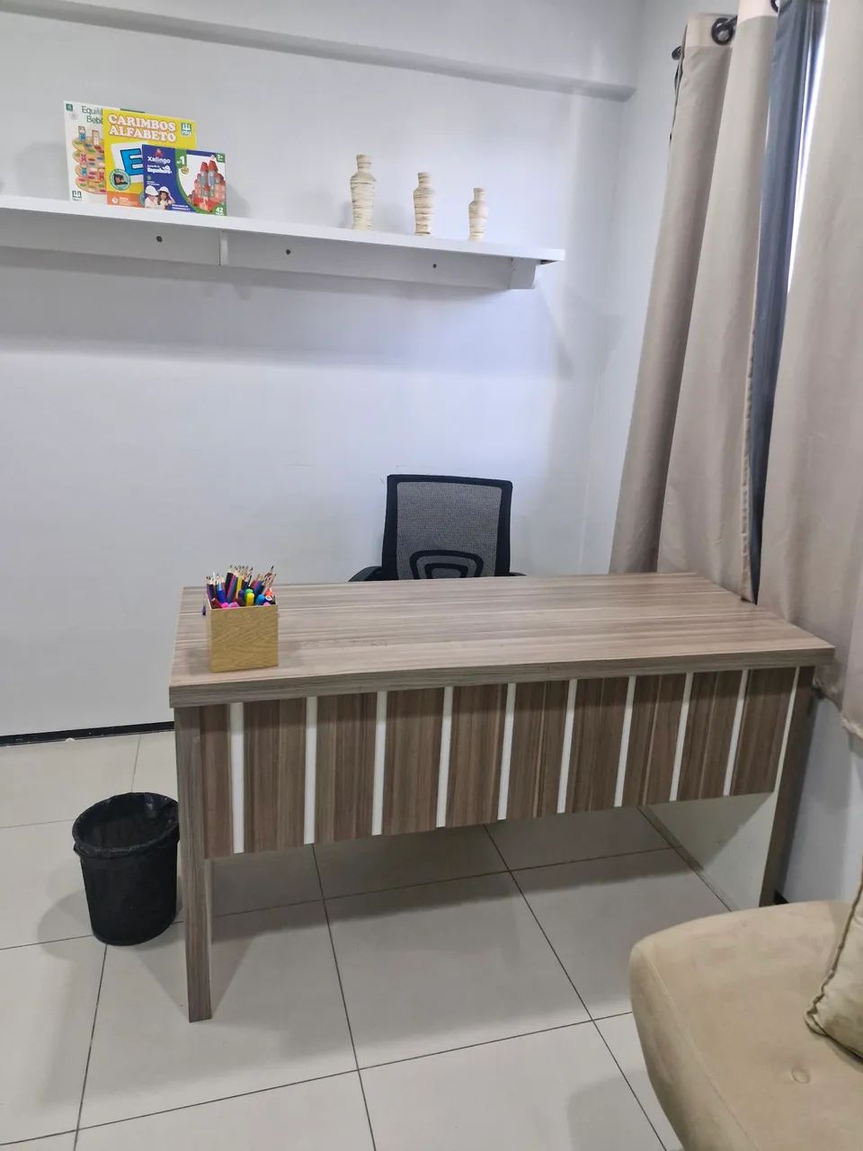 3 Mesas de Escritório com 2 Gavetas - Foto 3