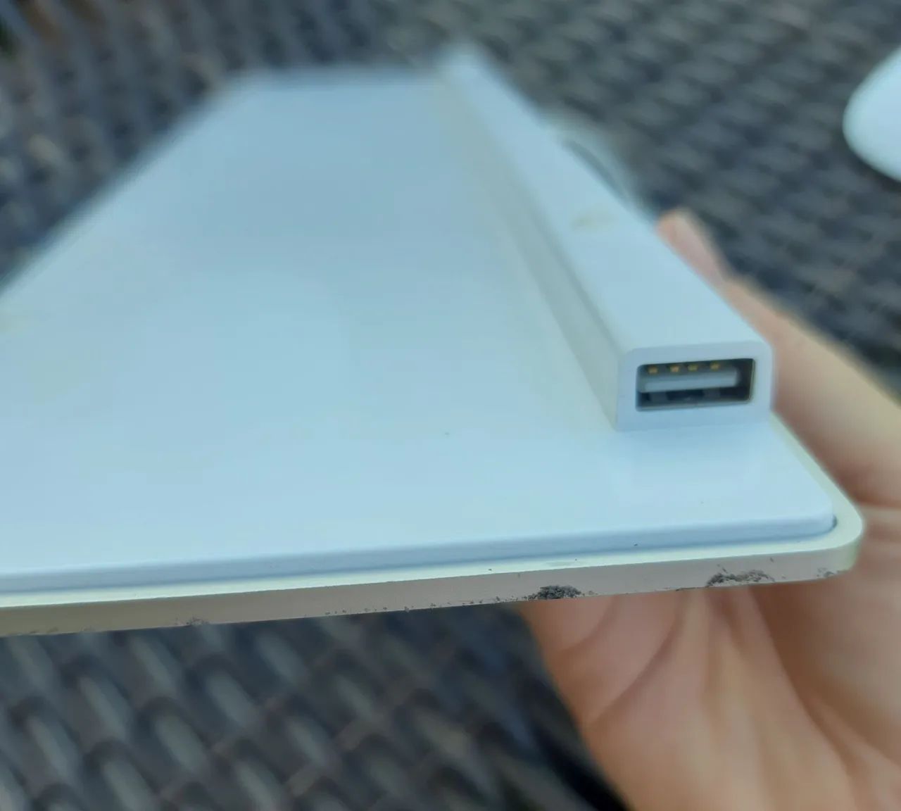 Teclado Apple alfanumérico, qwerty em perfeito estado!64617597868163123