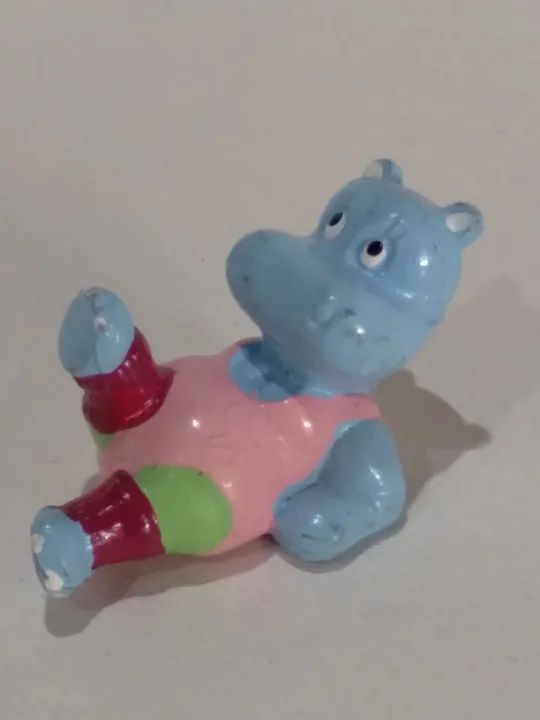 2 Hipopótamos coleção Kinder Ovo anos 90 - Foto 4