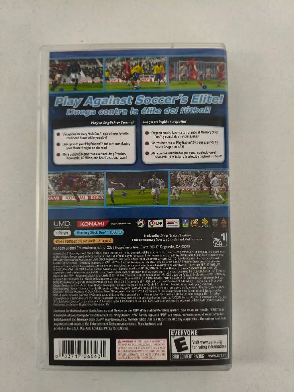 PES 2008 original para PSP  - Foto 4