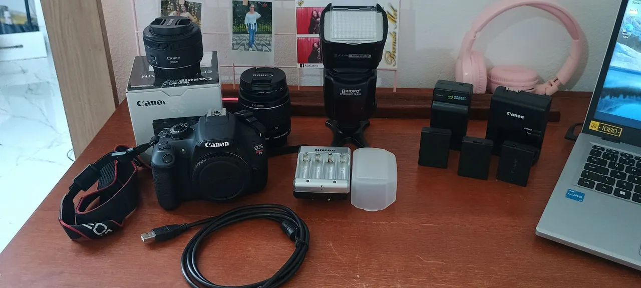 Kit de Câmera Canon EOS Rebel T5