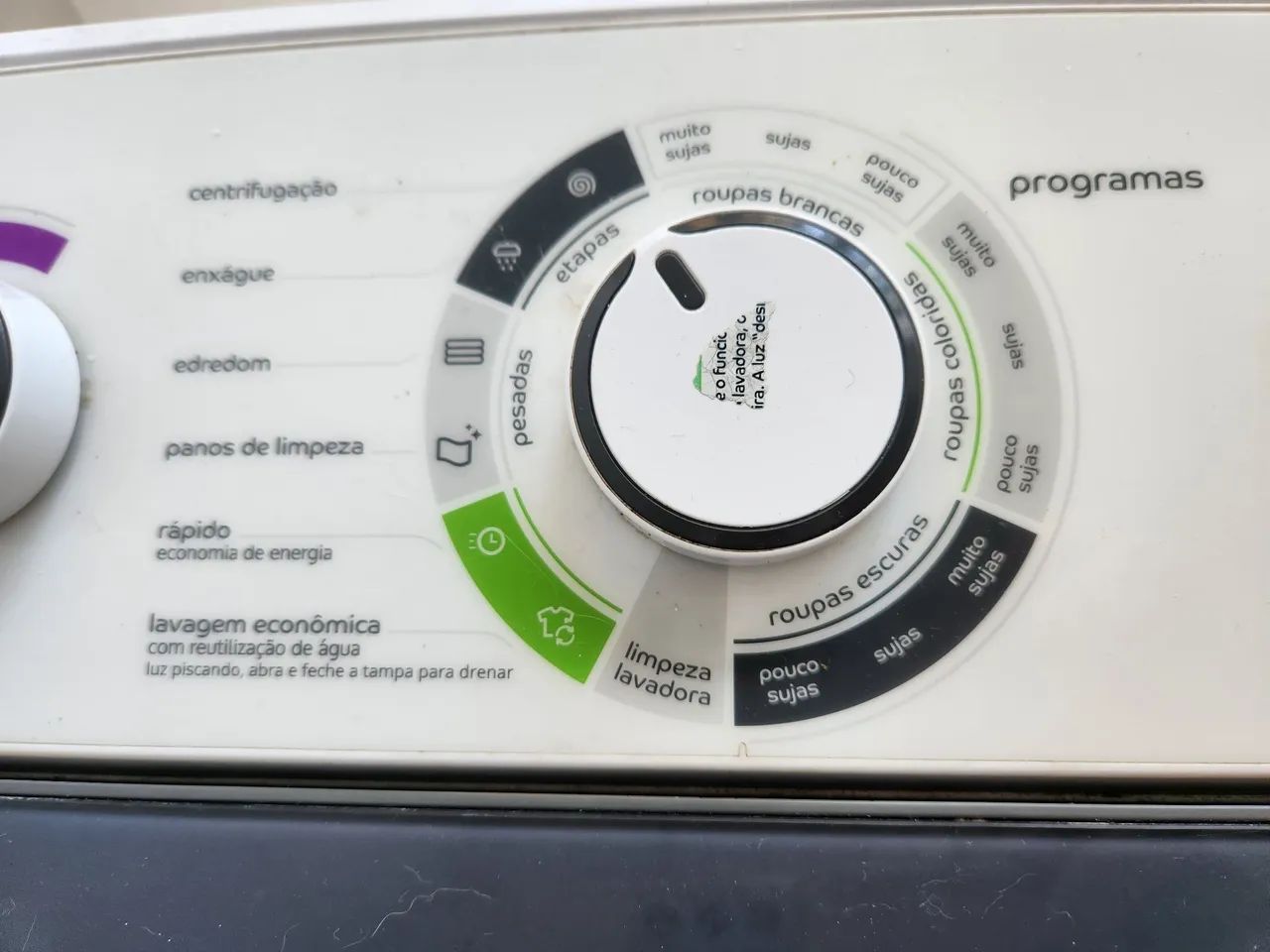 Consul 12kg com defeito