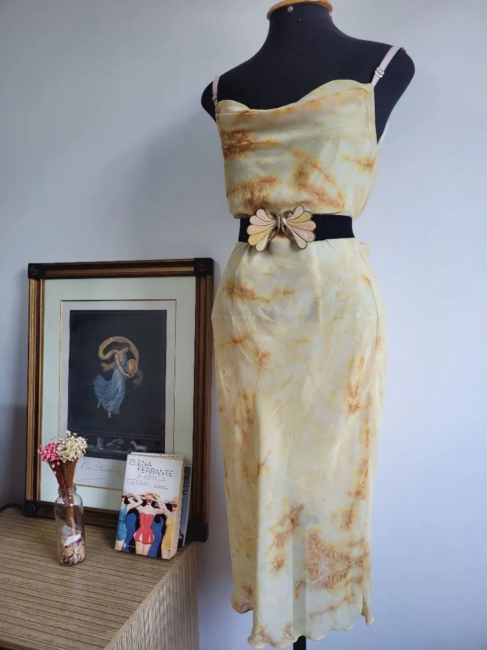 Vestido marmorizado vintage - Foto 5