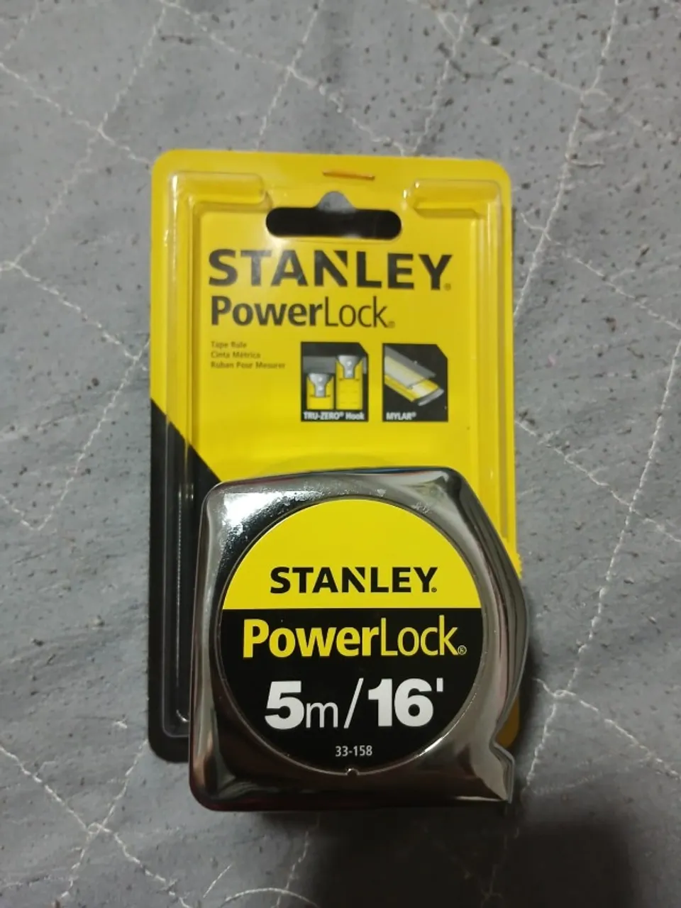 Trena De Aço 5 Metros X 19mm Powerlock 33-158 Stanley