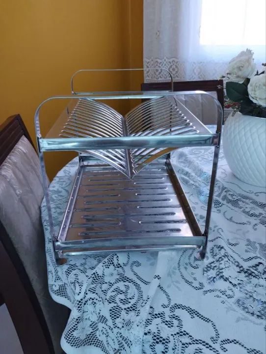 Prateleira de Metal para Louça - 2 Andares - Foto 2