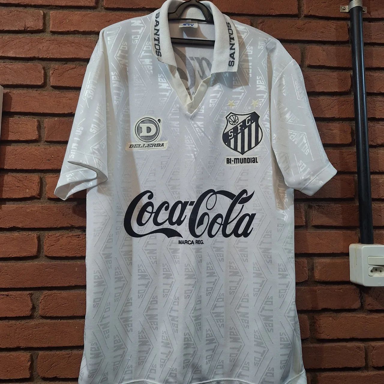ウェア SANTOS FC  JERSEY 90S DELLERBA Camisa Santos FC dellerba 1993 - Roupas - Jardim Nova Europa