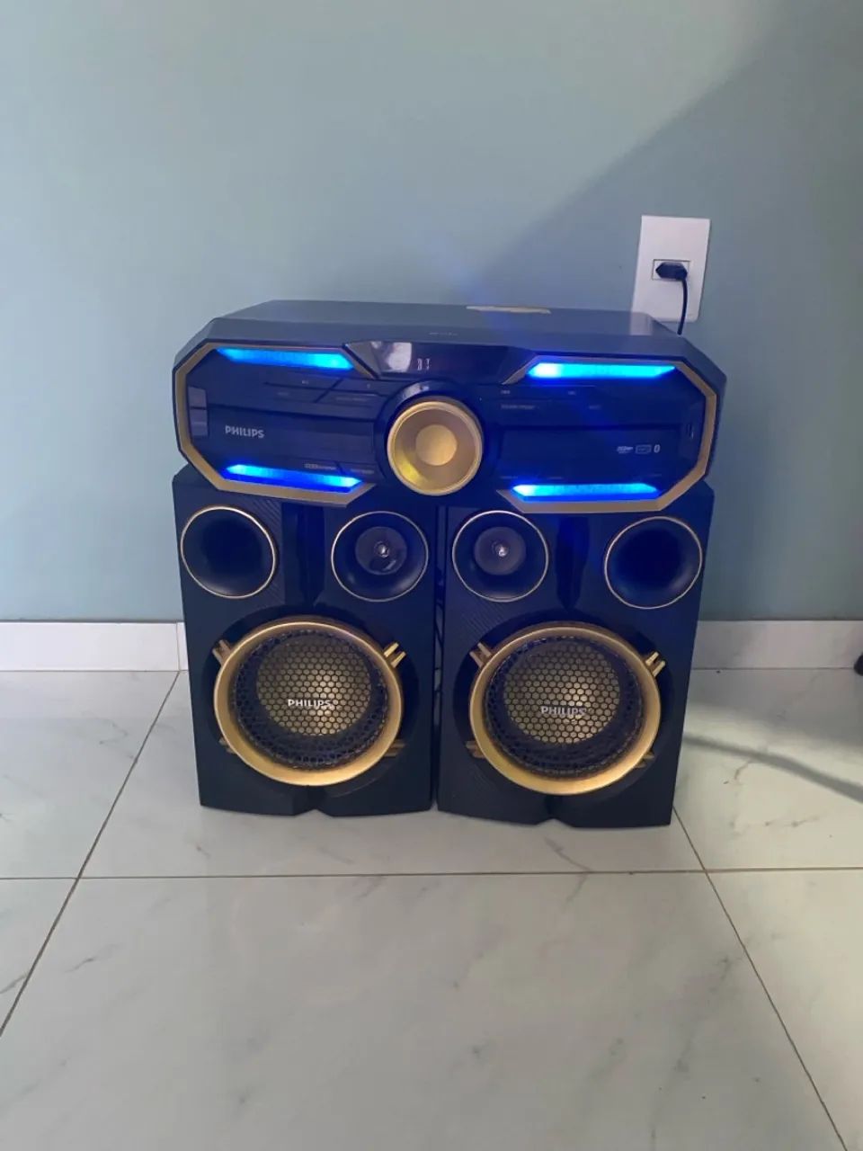 Som Philips com 2 caixas acústicas - Foto 3