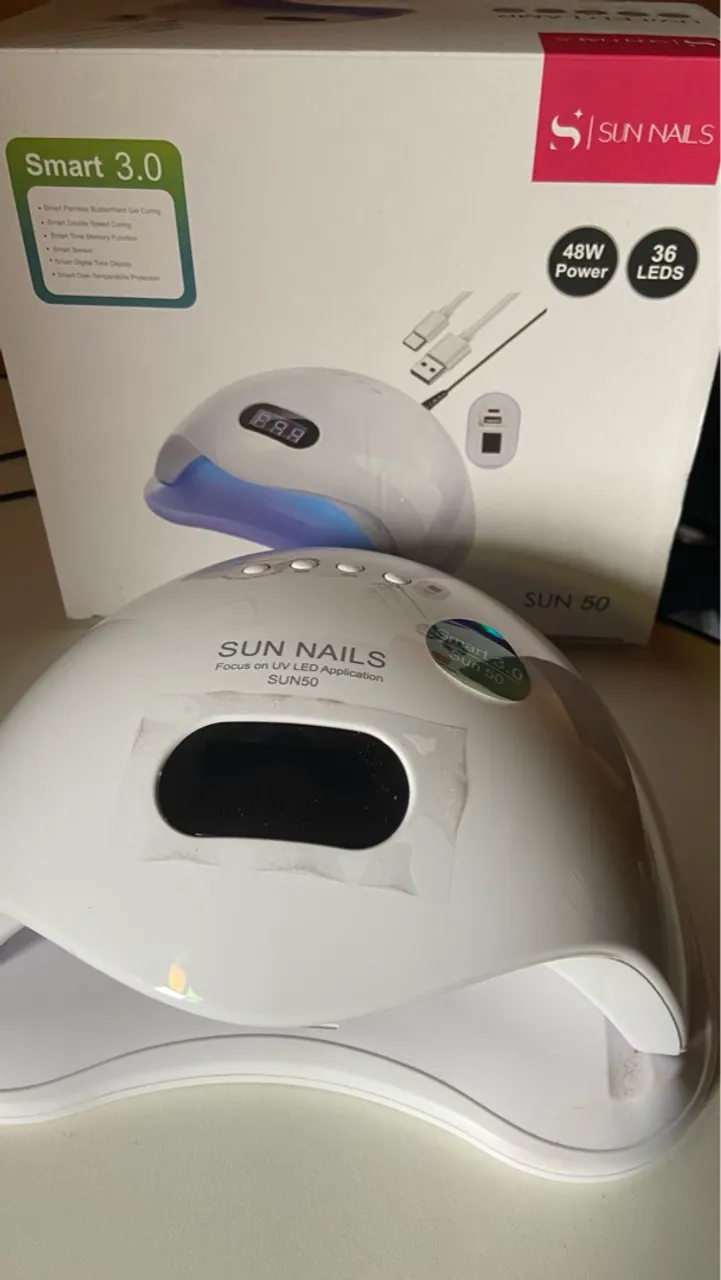 Cabine de Unhas UV LED SUN50 Original Smart 3.0 48W 36 Leds