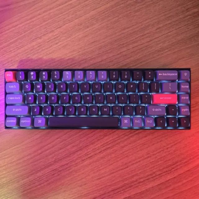 Teclado Keychron-K6 Pro Wireless Mecânico White Backlight
