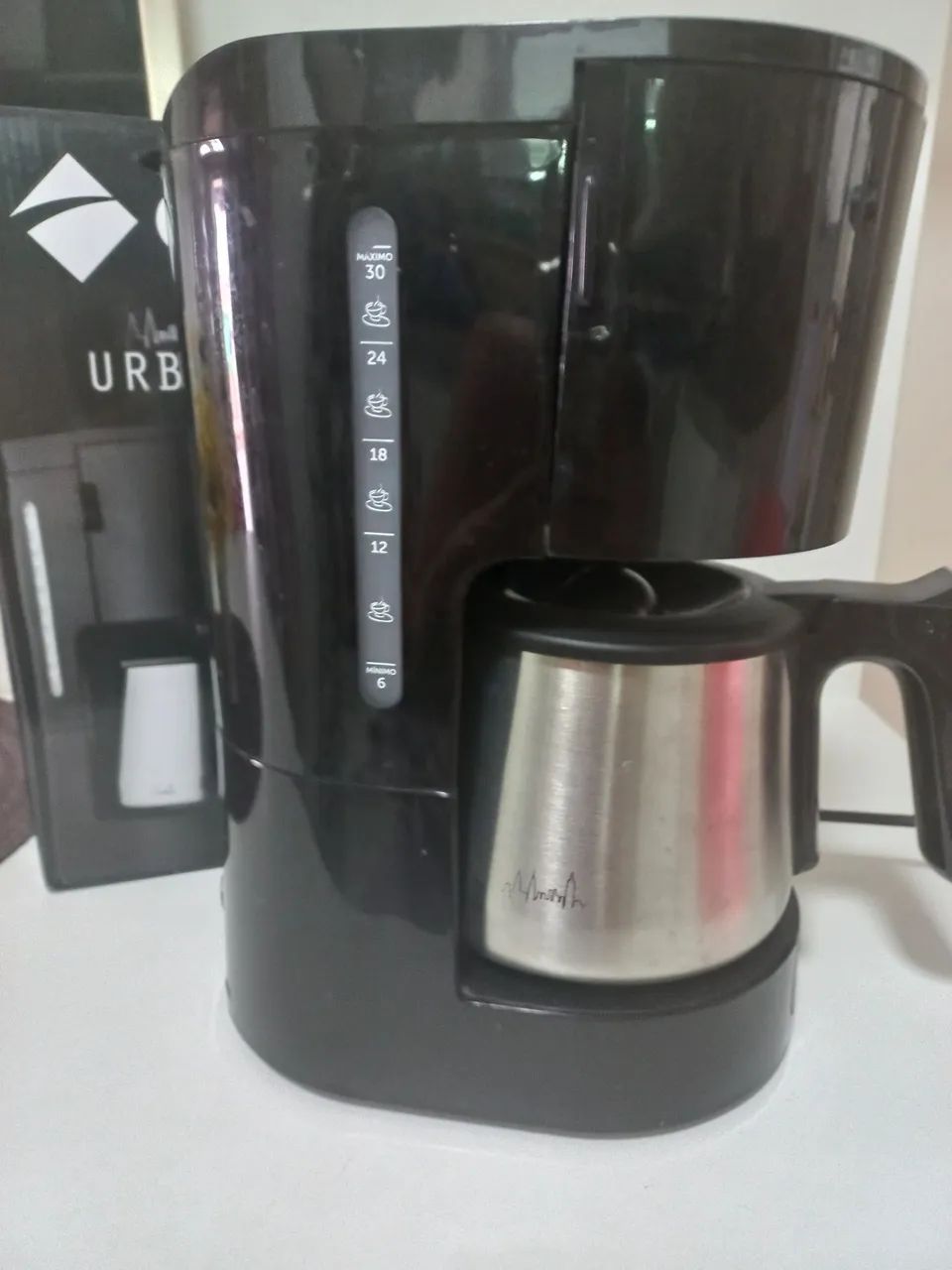 Cafeteira Elétrica Cadence Urban Steel - Preta - 127V - Foto 2