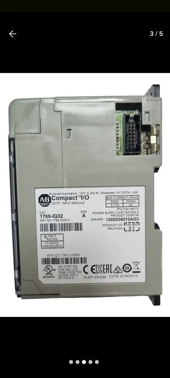 Compact I/O Input Module 1769-IQ3264330302140546122