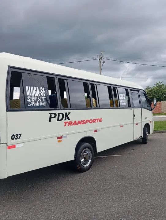 Microônibus motor MWM turbinado bomba injetora documentado escolar 32 lugares 2005 - Foto 3