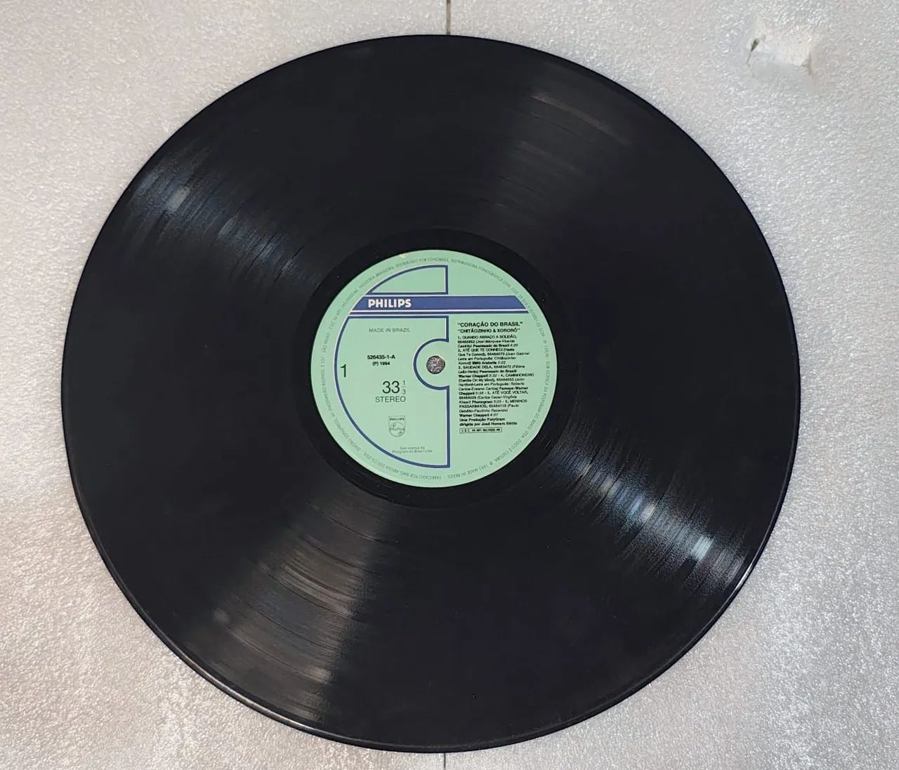 Disco de Vinil Chitãozinho e Xororó - Coração do Brasil  - Foto 4