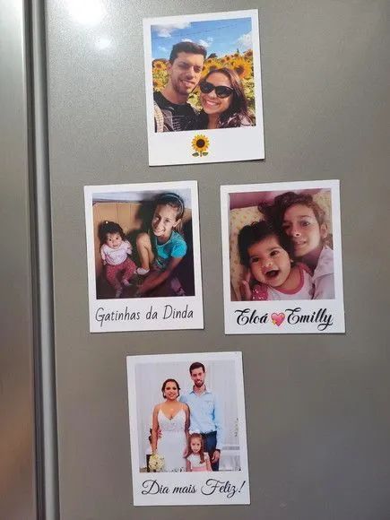 Imãs de Geladeira Personalizados - Fotos Polaroid - Foto 4