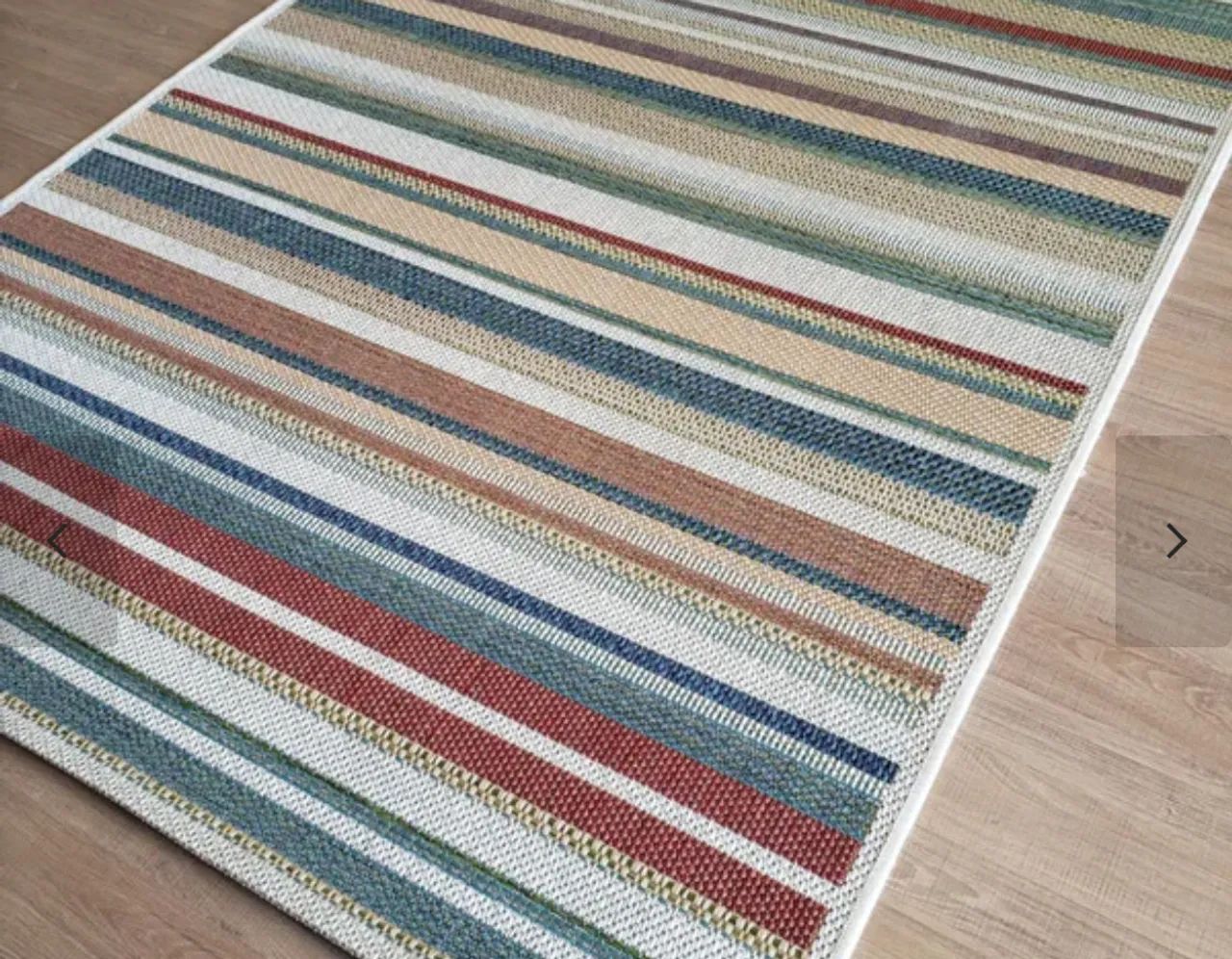 Tapete listrado moderno para sala 3x2,50