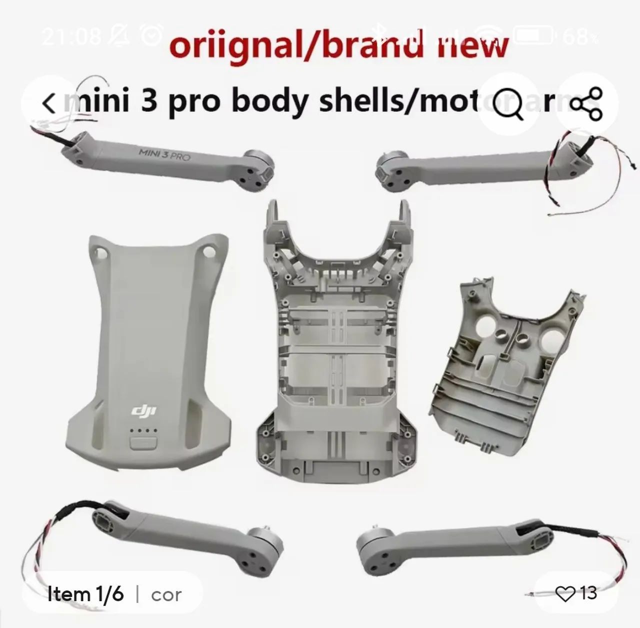 DJI mini 3 pro e 4 Pro peças 64167744787841122