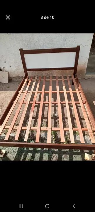 Cama de casal madeira pura  - Foto 6