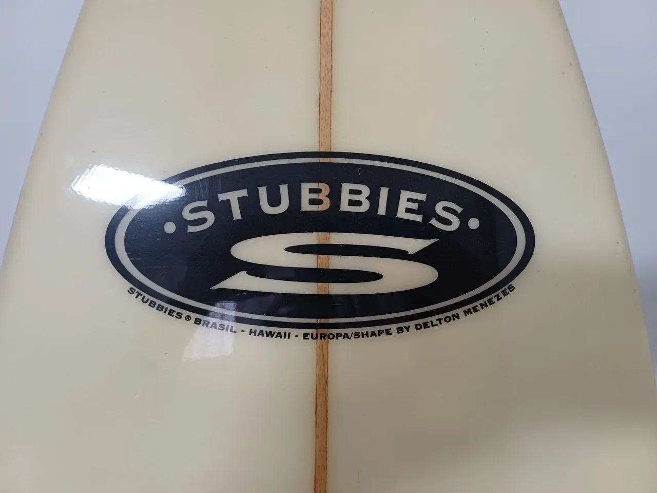 PRA VENDER RÁPIDO !!!  PRANCHA DE SURF TRIQUILHA 6'10" STUBBIE POUCO USO LINDONA - Foto 3