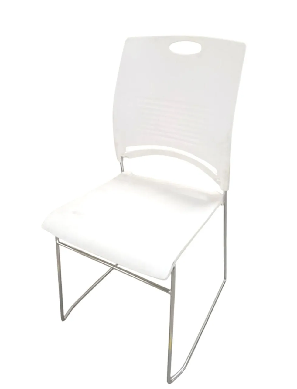Cadeira Branca em Plástico Design Moderno 4 unidades