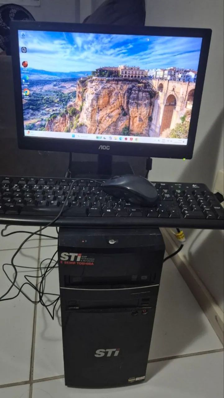 Complete Desktop Computer - ASUS + Intel Core i3 10th Generation + 15.6" Monitor64363332613506120