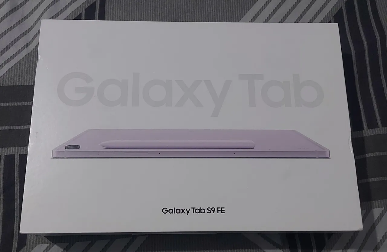 Galaxy Tab S9 FE - Novo lacrado 6gb de ram 128gb cor lavanda