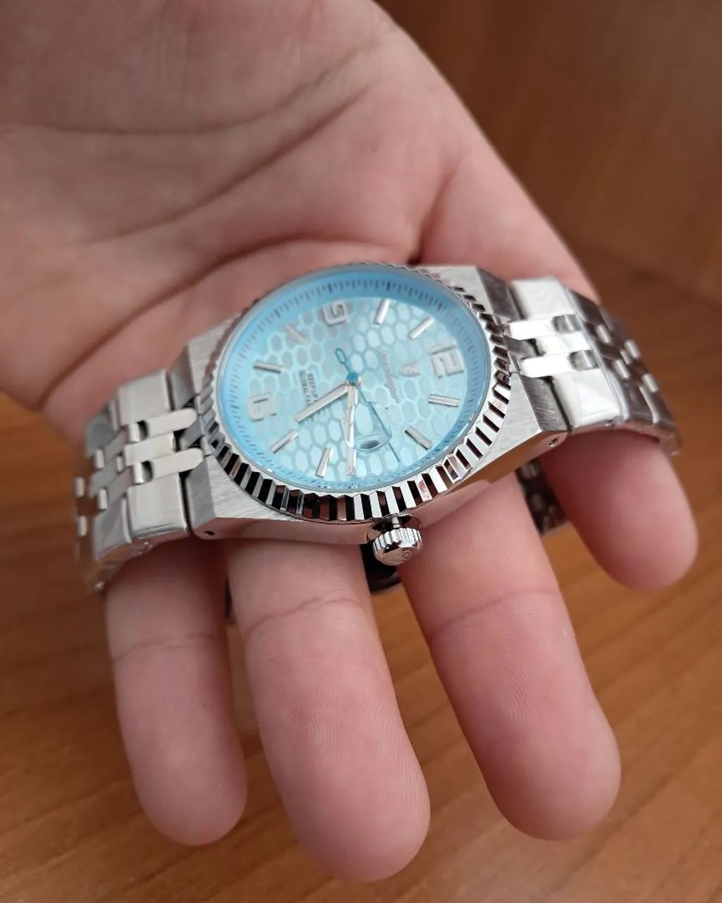 Relógio masculino Poedagar 839 fundo azul - Foto 4