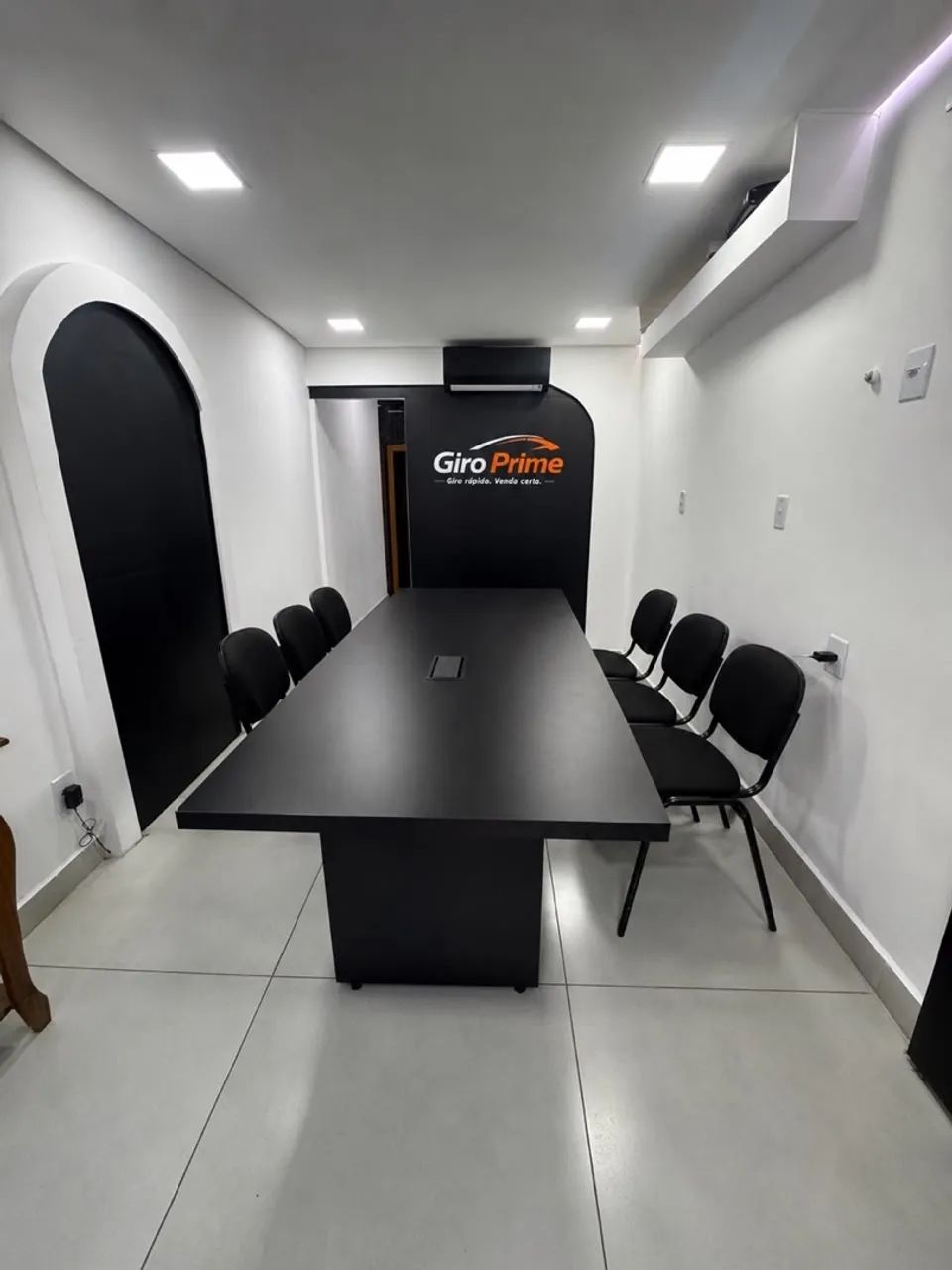  MESA MDF PRETA | 2,50 m x 90 cm - Foto 2