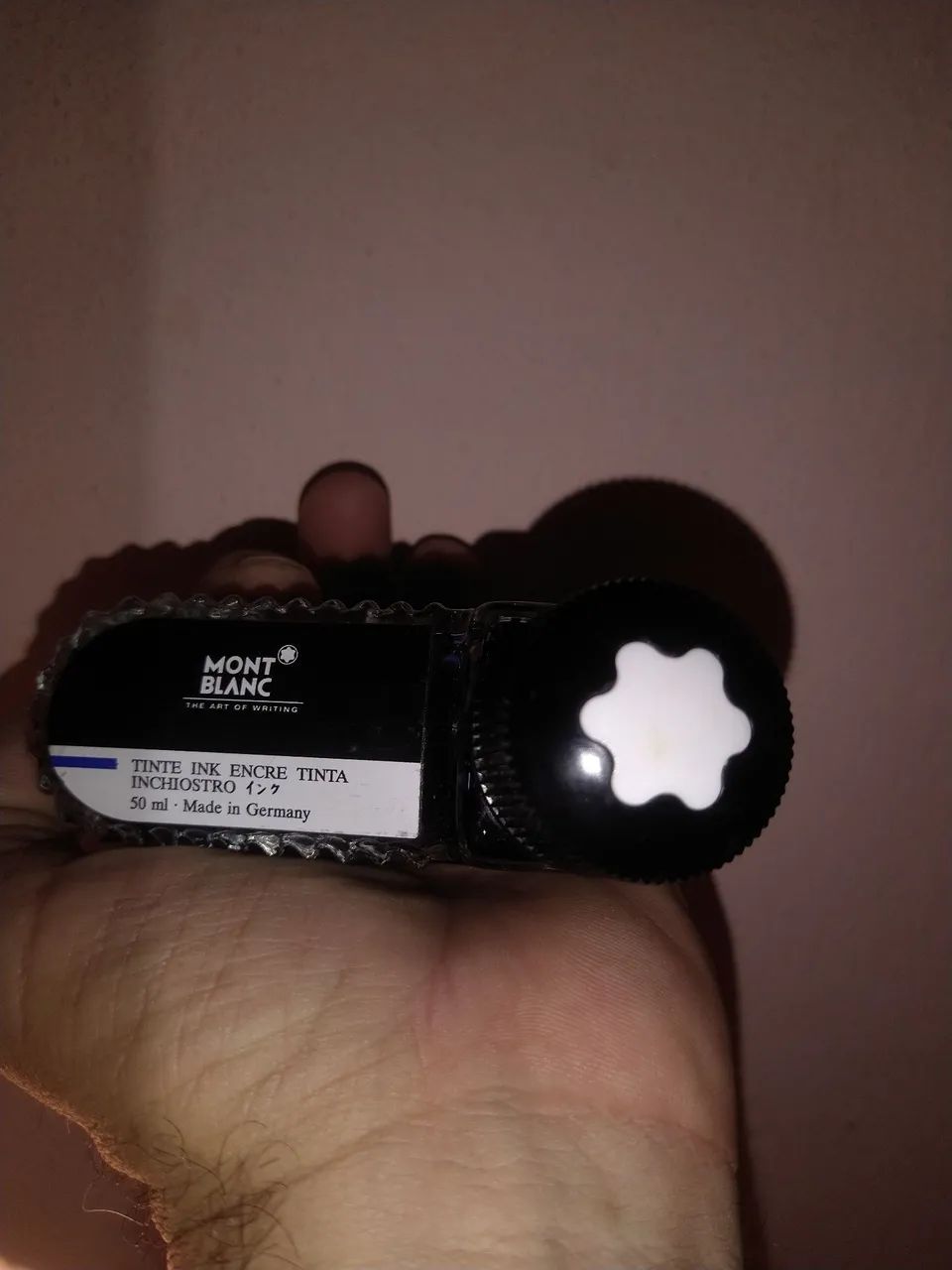 montblanc meisterstuck tinteiro...usada uma única vez sem nenhuma marca de uso - Foto 5