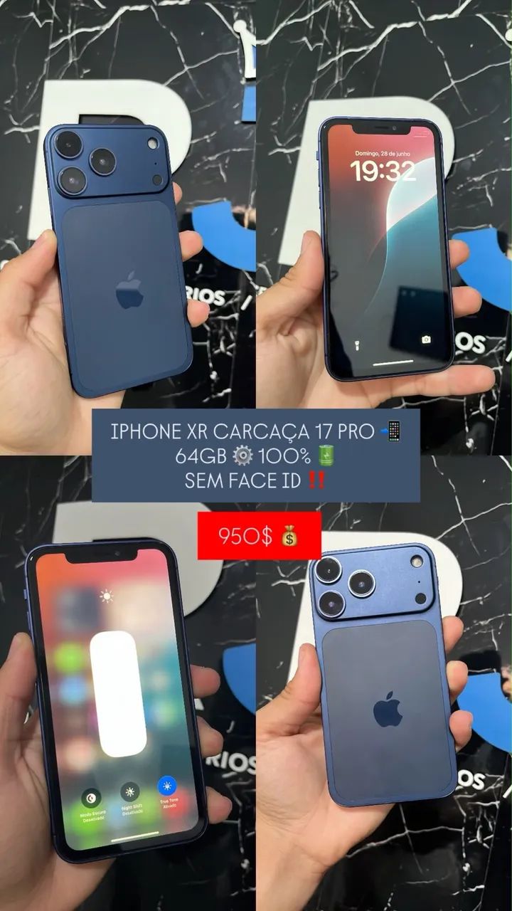 iPhone XR Carcaca 17 pro 