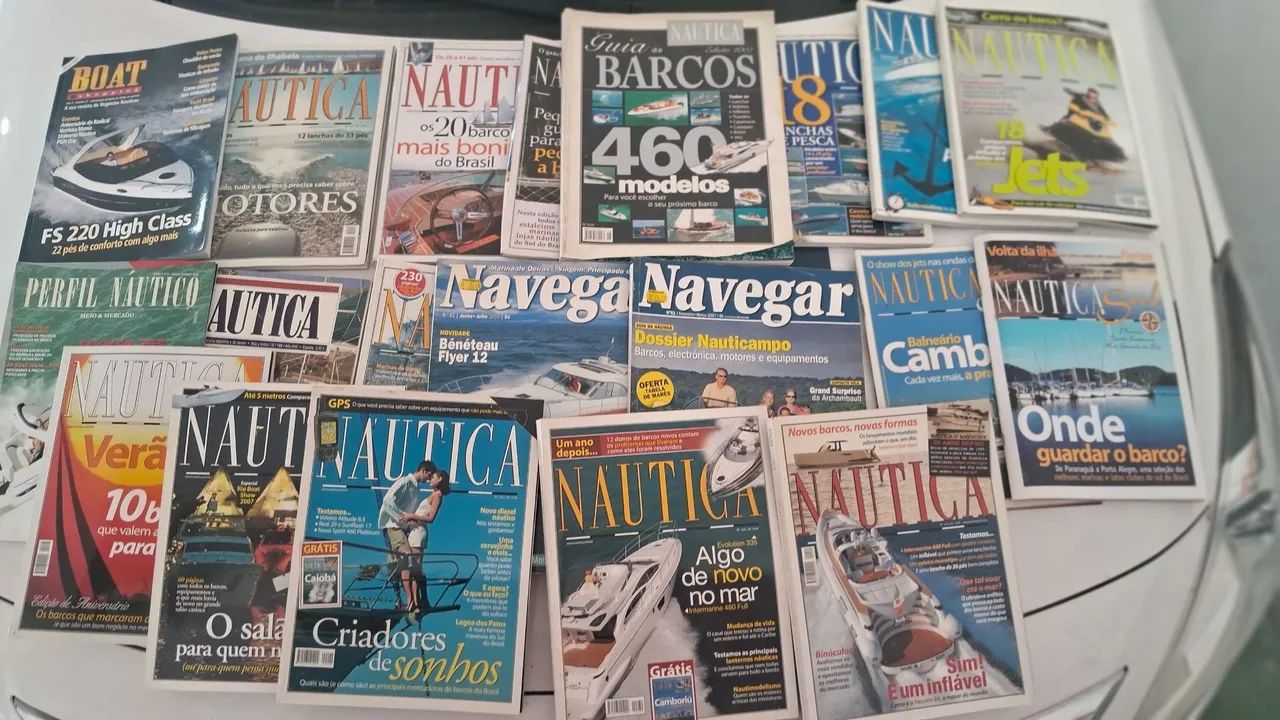 Revistas náuticas modelos e construção barcos - Foto 2